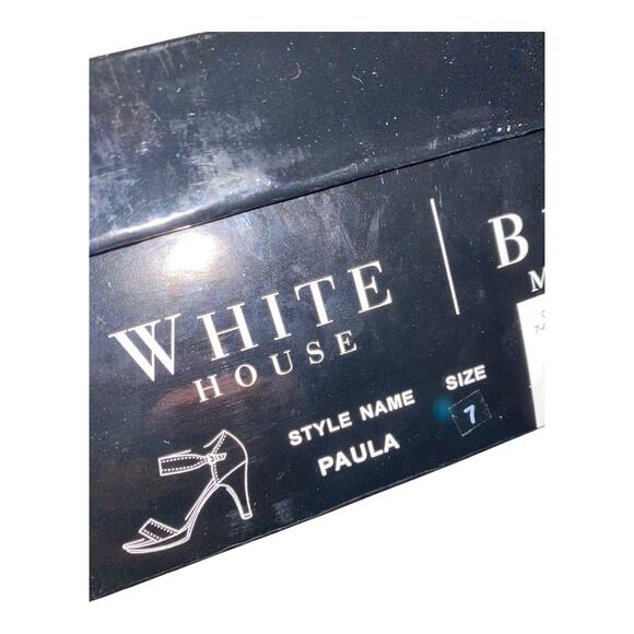 White House Black market Paula Heels Crocodile Print Dark Burgandy Heels Size 7 - Picture 9 of 9